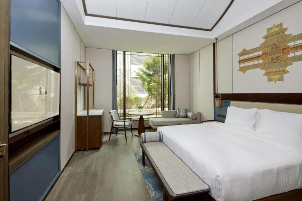 Bed in Steigenberger Hotel SUNAC Jinan