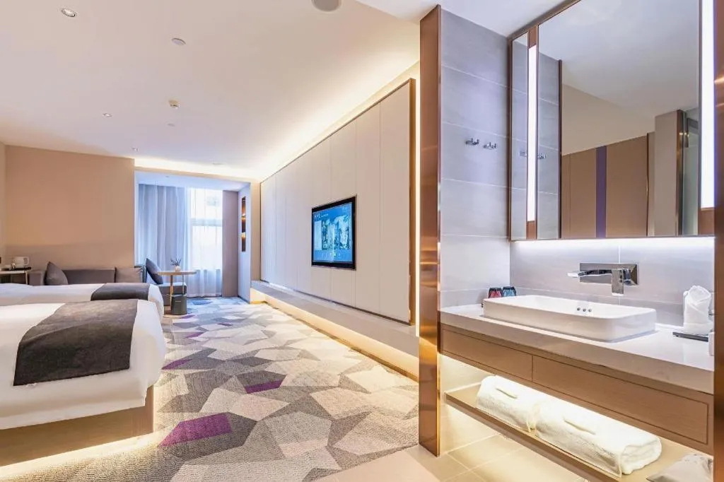 Bed in Lavande Hotel Tianjin Huayuan