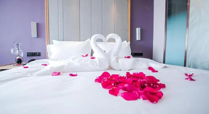 Bed in Lavande Hotel Shenyang Middle Street Walking Street Metro Station