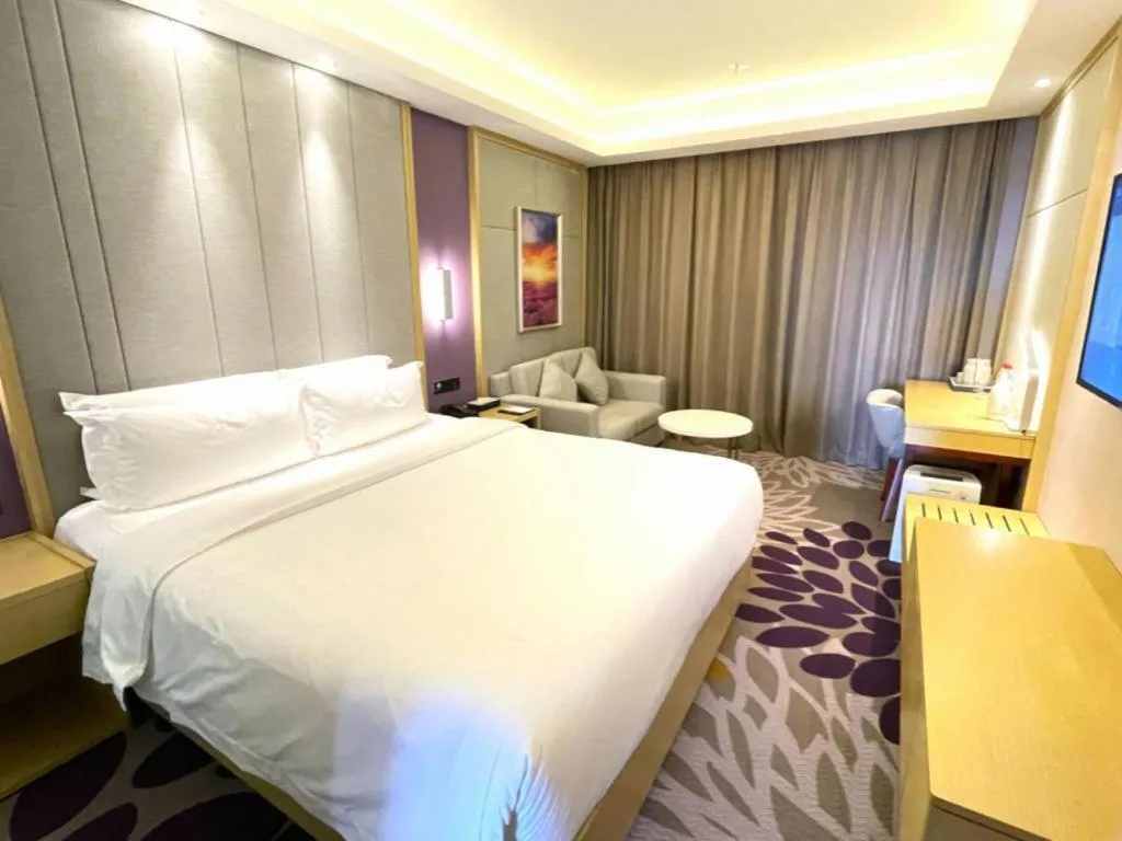 Bed in Lavande Hotel Shenyang Middle Street Walking Street Metro Station