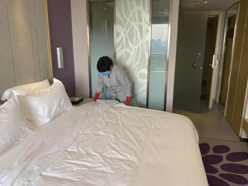 Bed in Lavande Hotel Shenyang Middle Street Walking Street Metro Station