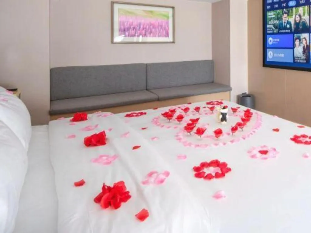 Bed in Lavande Hotel Kunming Dianchi International Exhibition Center Guangfu Road