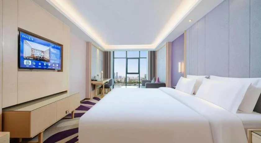 Bed in Lavande Hotel Shaoguan Bainian East Street Fengcai Building