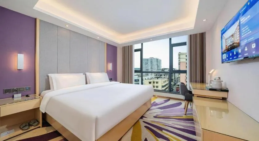 Bed in Lavande Hotel Shaoguan Bainian East Street Fengcai Building