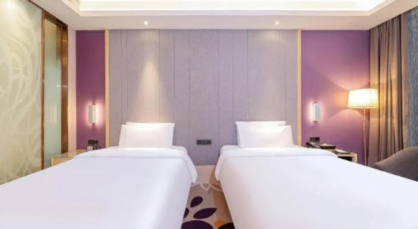 Bed in Lavande Hotel Shaoguan Bainian East Street Fengcai Building