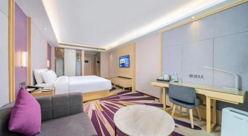 Bed in Lavande Hotel Shaoguan Bainian East Street Fengcai Building