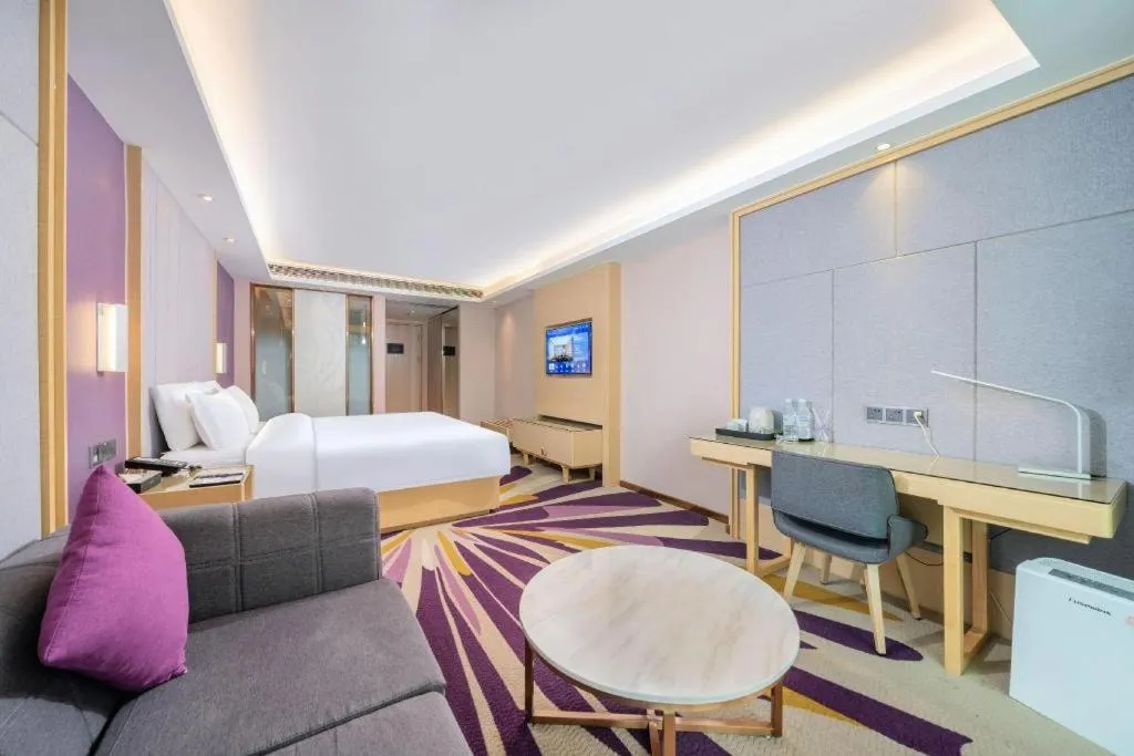 Bed in Lavande Hotel Shaoguan Bainian East Street Fengcai Building