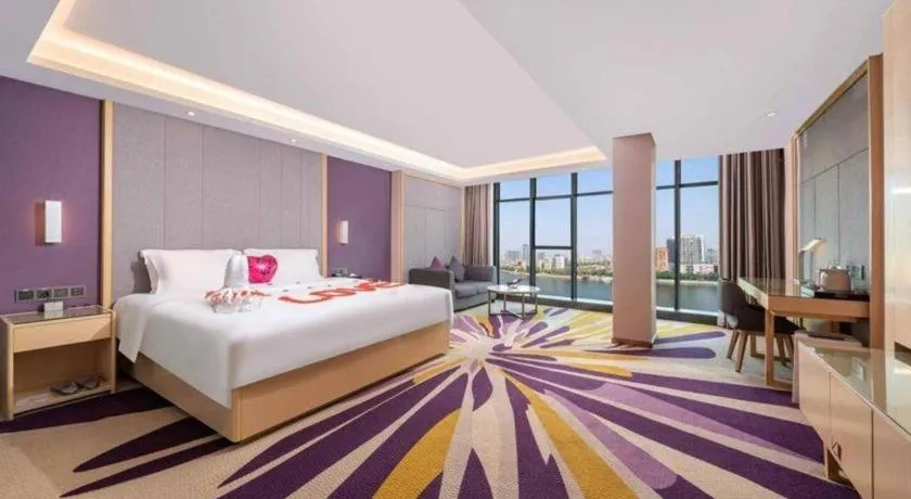 Bed in Lavande Hotel Shaoguan Bainian East Street Fengcai Building