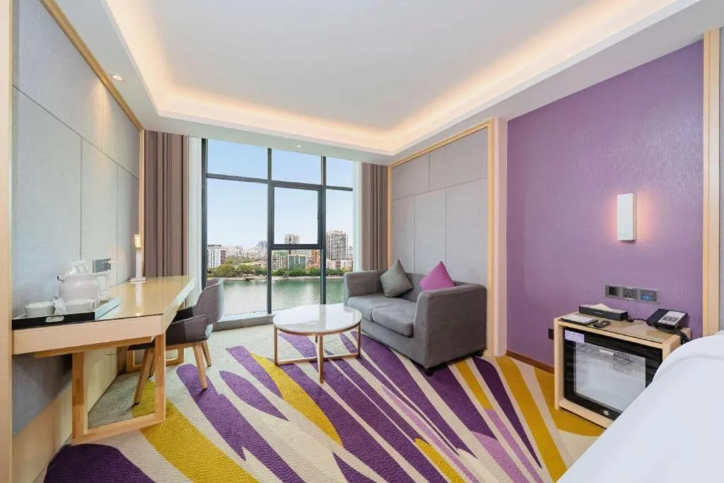 Bed in Lavande Hotel Shaoguan Bainian East Street Fengcai Building