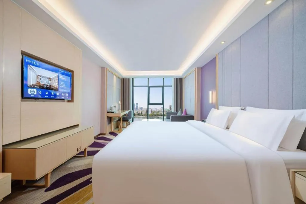 Bed in Lavande Hotel Shaoguan Bainian East Street Fengcai Building