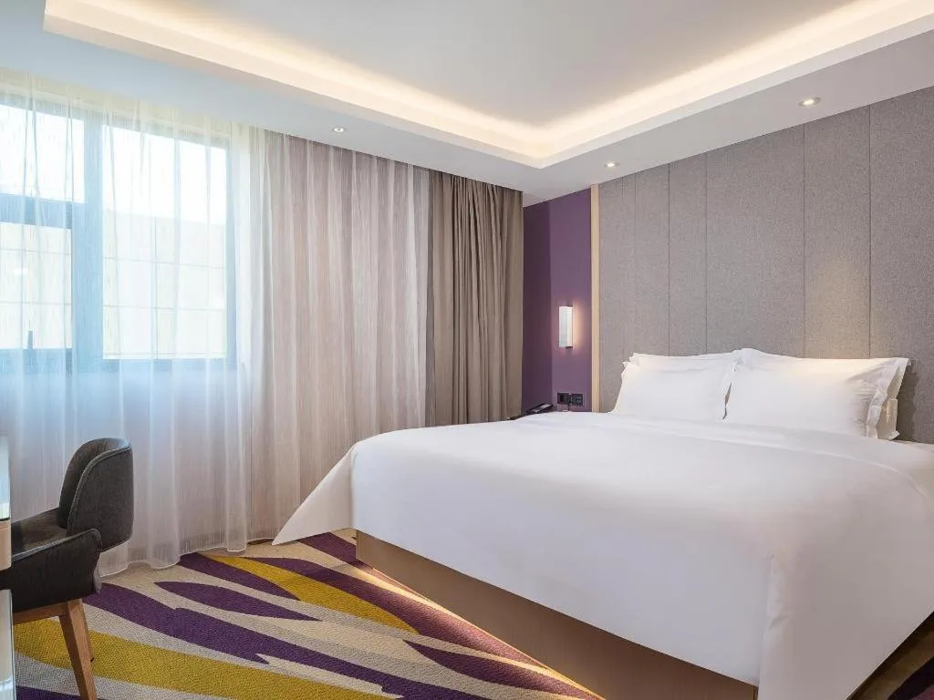 Bed in Lavande Hotel Shaoguan Bainian East Street Fengcai Building