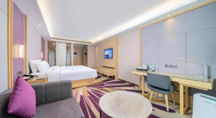 Bed in Lavande Hotel Shaoguan Bainian East Street Fengcai Building