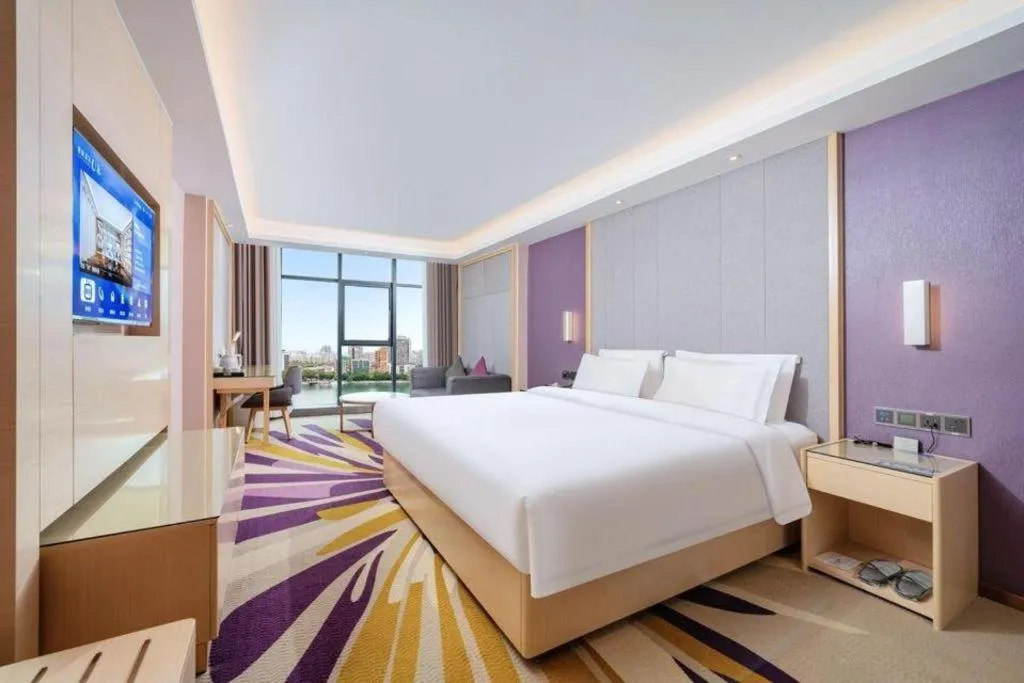 Bed in Lavande Hotel Shaoguan Bainian East Street Fengcai Building