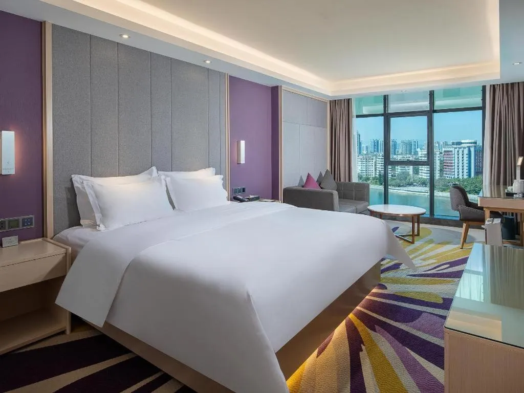 Bed in Lavande Hotel Shaoguan Bainian East Street Fengcai Building