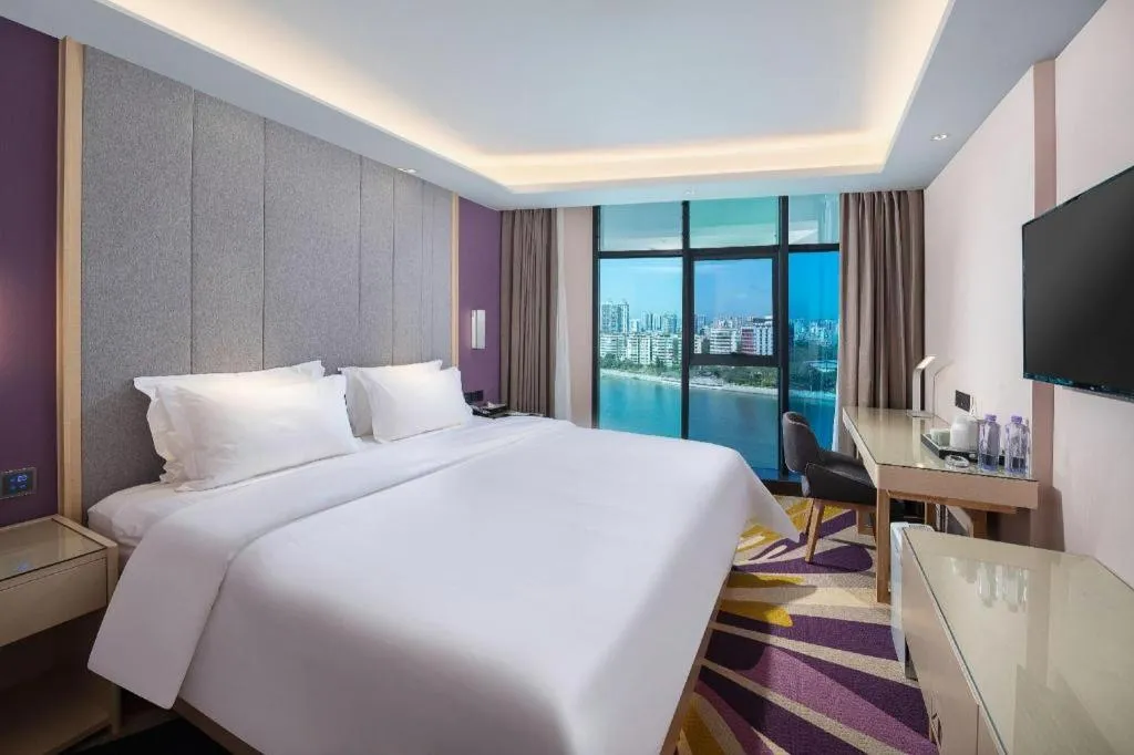 Bed in Lavande Hotel Shaoguan Bainian East Street Fengcai Building