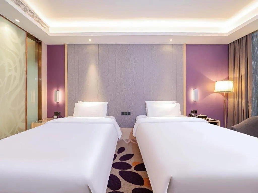 Bed in Lavande Hotel Shaoguan Bainian East Street Fengcai Building
