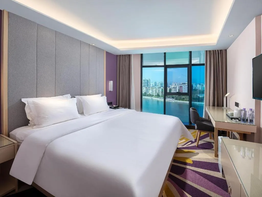 Bed in Lavande Hotel Shaoguan Bainian East Street Fengcai Building