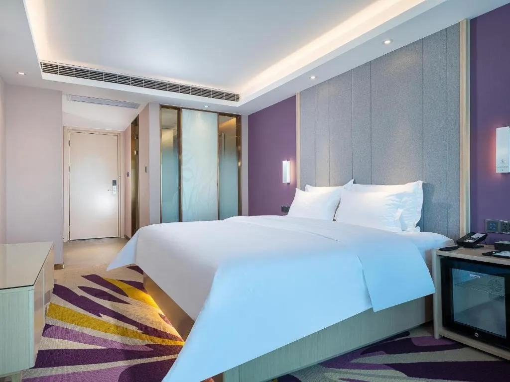 Bed in Lavande Hotel Shaoguan Bainian East Street Fengcai Building