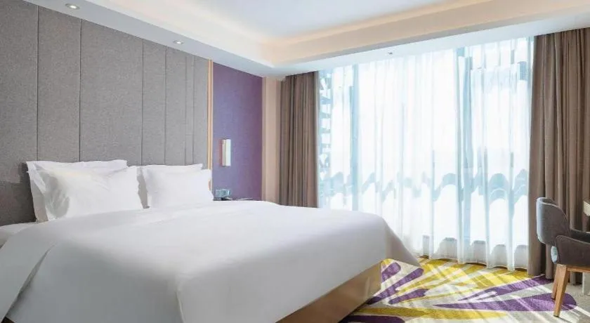 Bed in Lavande Hotel Shaoguan Bainian East Street Fengcai Building