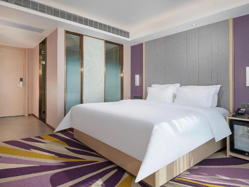 Bed in Lavande Hotel Shaoguan Bainian East Street Fengcai Building