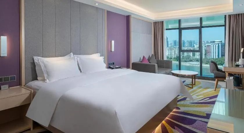 Bed in Lavande Hotel Shaoguan Bainian East Street Fengcai Building