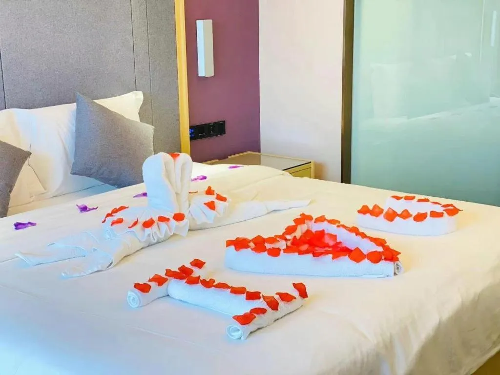 Bed in Lavande Hotel Dongguan Shijie Jiarong Shopping Plaza Liuhua Metro Station