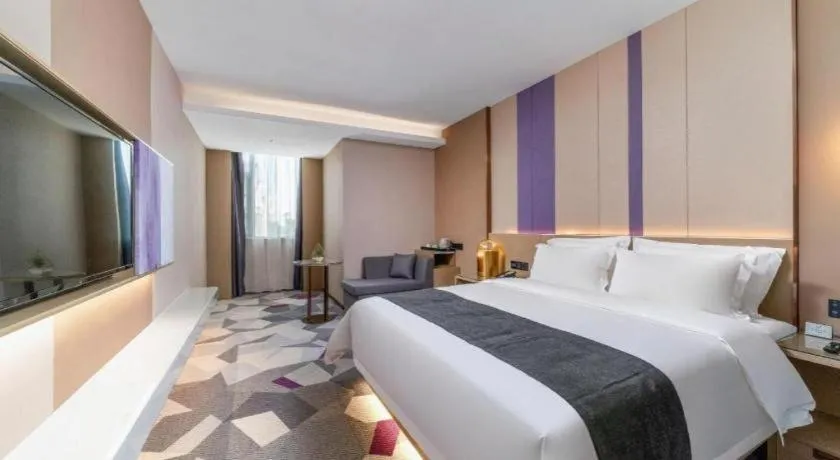 Bed in Lavande Hotel Chaozhou Fortune Center Lin Street