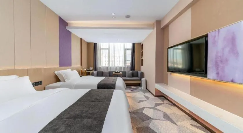 Bed in Lavande Hotel Chaozhou Fortune Center Lin Street