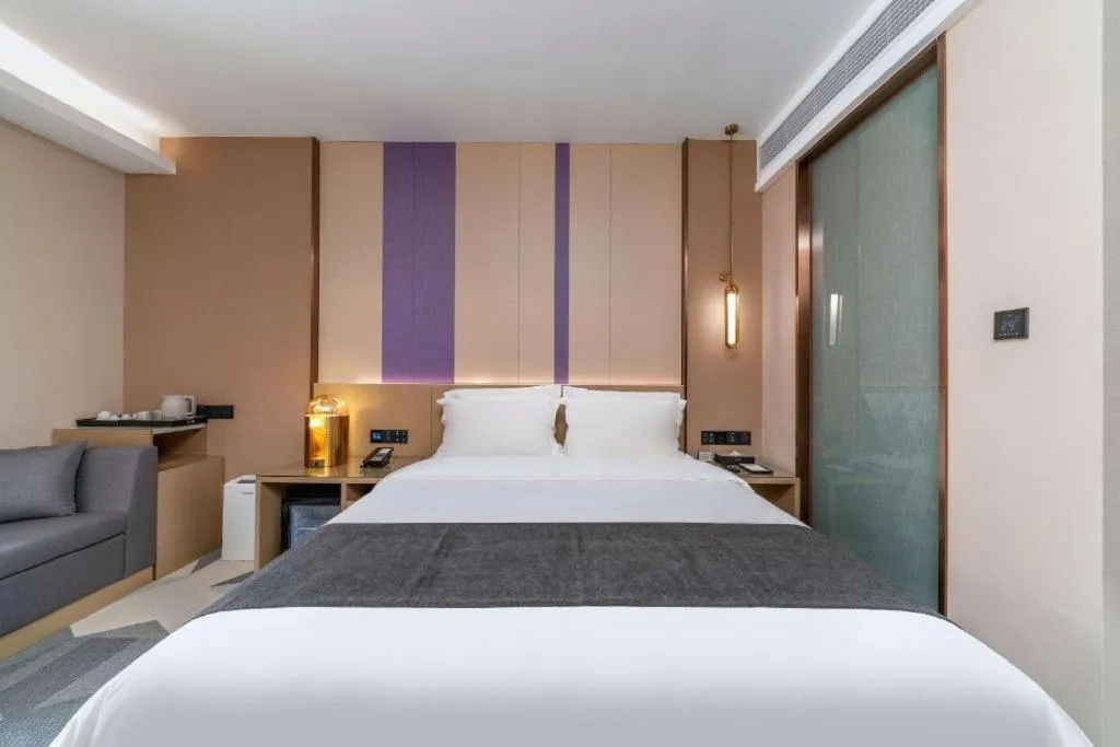 Bed in Lavande Hotel Chaozhou Fortune Center Lin Street