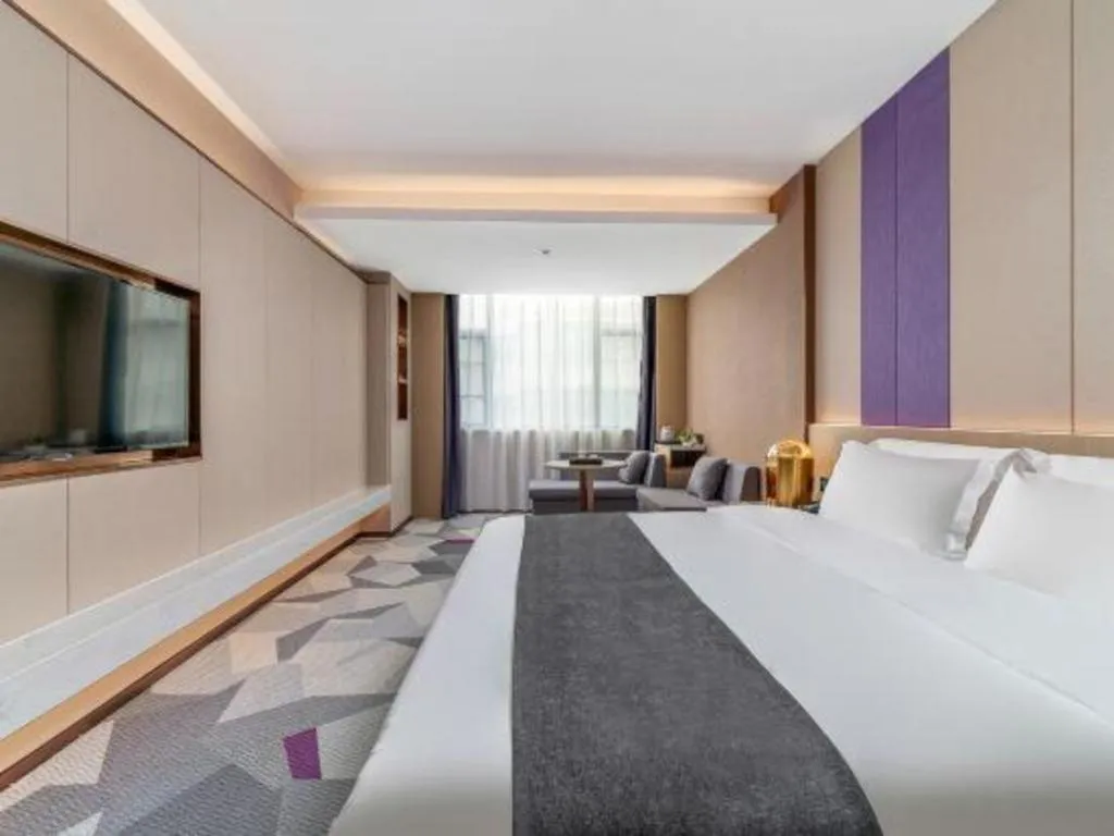 Bed in Lavande Hotel Chaozhou Fortune Center Lin Street