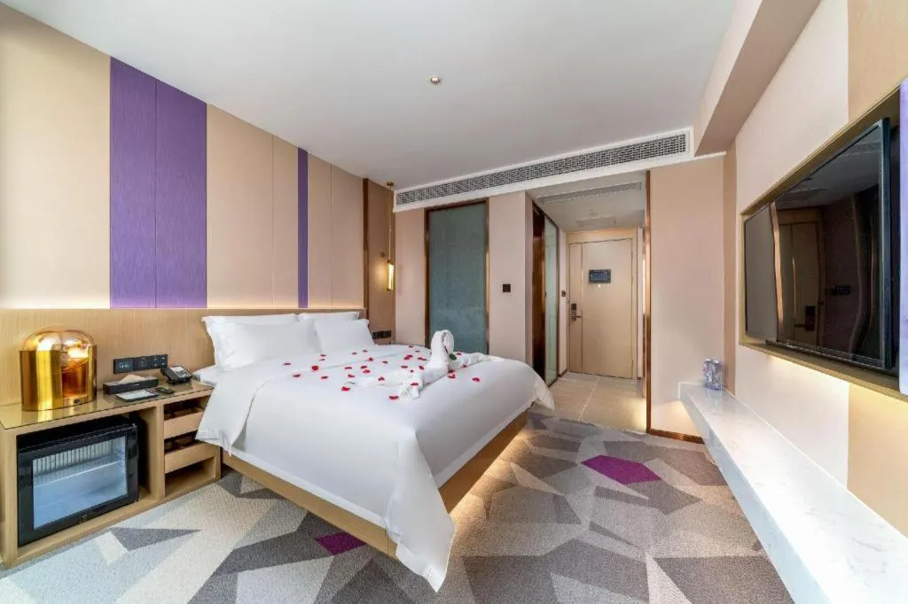 Bed in Lavande Hotel Chaozhou Fortune Center Lin Street