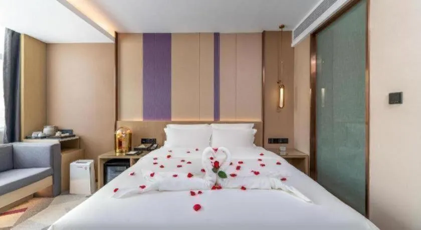 Bed in Lavande Hotel Chaozhou Fortune Center Lin Street