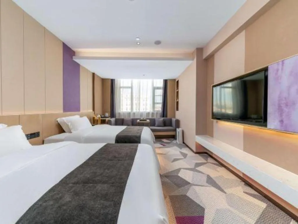 Bed in Lavande Hotel Chaozhou Fortune Center Lin Street