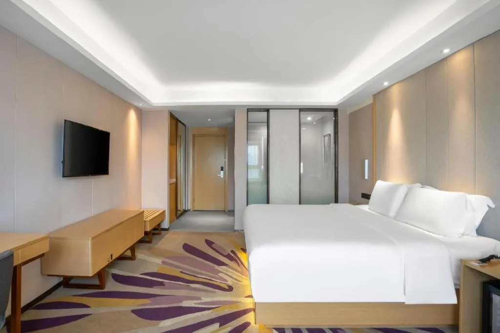Bed in Lavande Hotel Maoming High-speed Railway Station Xinfu Road