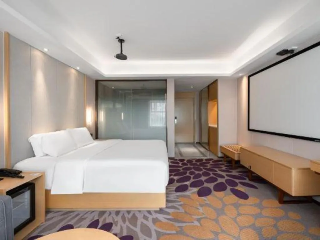 Bed in Lavande Hotel Maoming High-speed Railway Station Xinfu Road