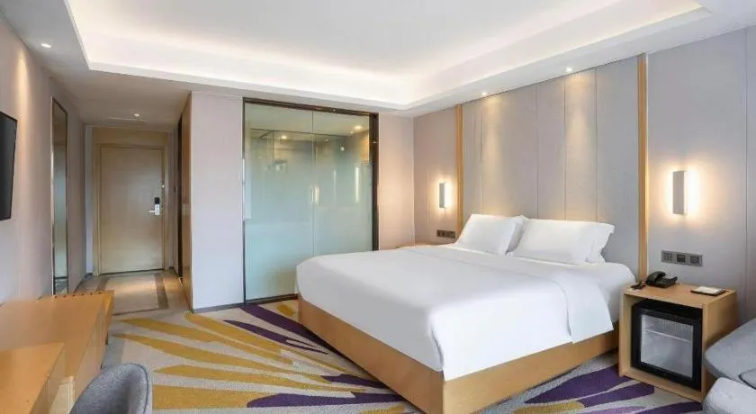 Bed in Lavande Hotel Maoming High-speed Railway Station Xinfu Road
