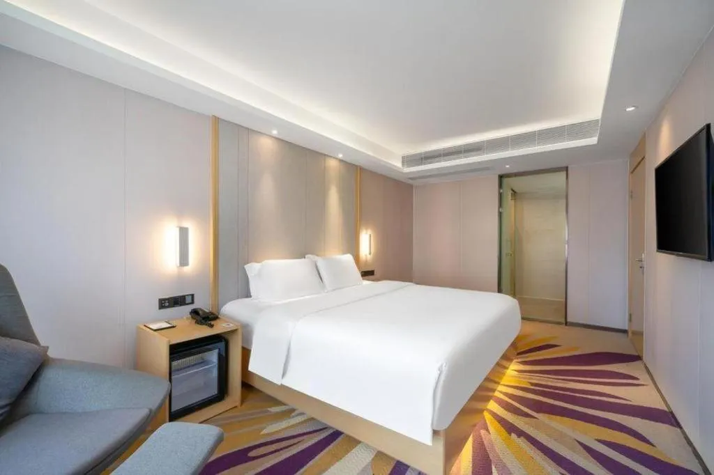 Bed in Lavande Hotel Maoming High-speed Railway Station Xinfu Road