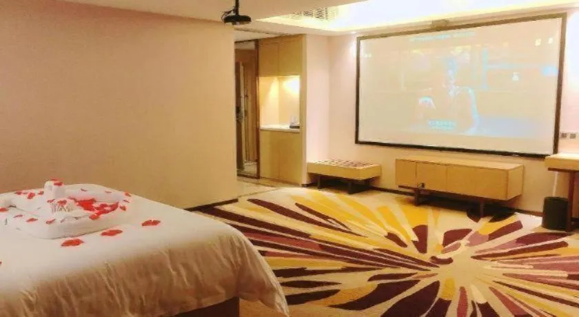 Bed in Lavande Hotel Maoming High-speed Railway Station Xinfu Road