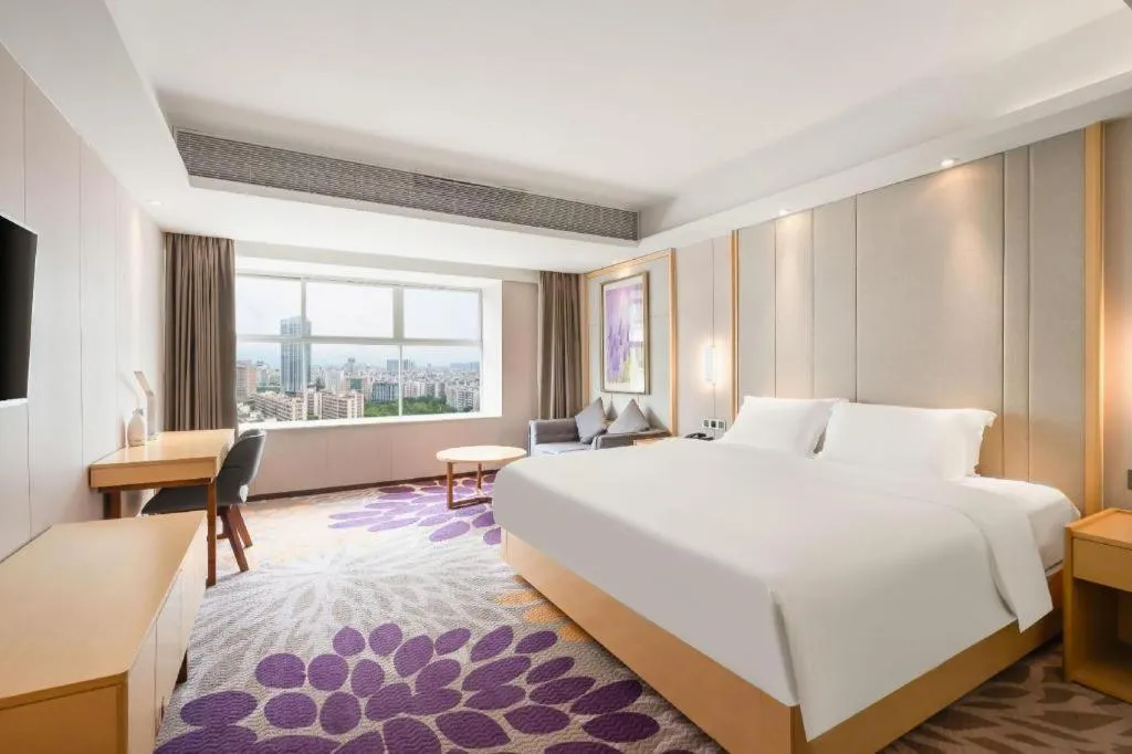 Bed in Lavande Hotel Maoming High-speed Railway Station Xinfu Road