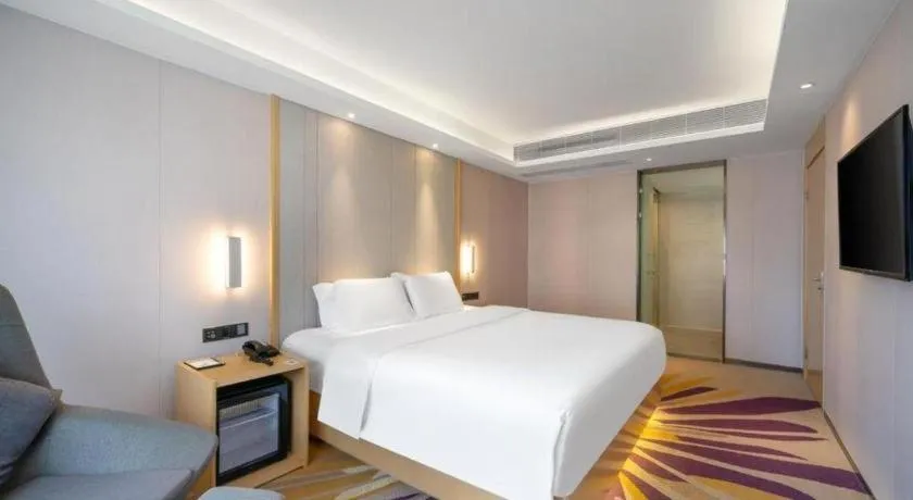 Bed in Lavande Hotel Maoming High-speed Railway Station Xinfu Road