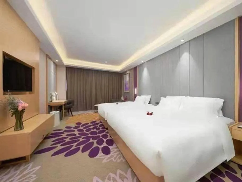 Bed in Lavande Hotel Maoming High-speed Railway Station Xinfu Road