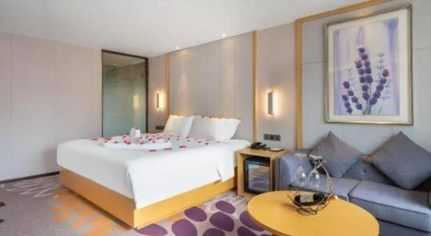 Bed in Lavande Hotel Maoming High-speed Railway Station Xinfu Road