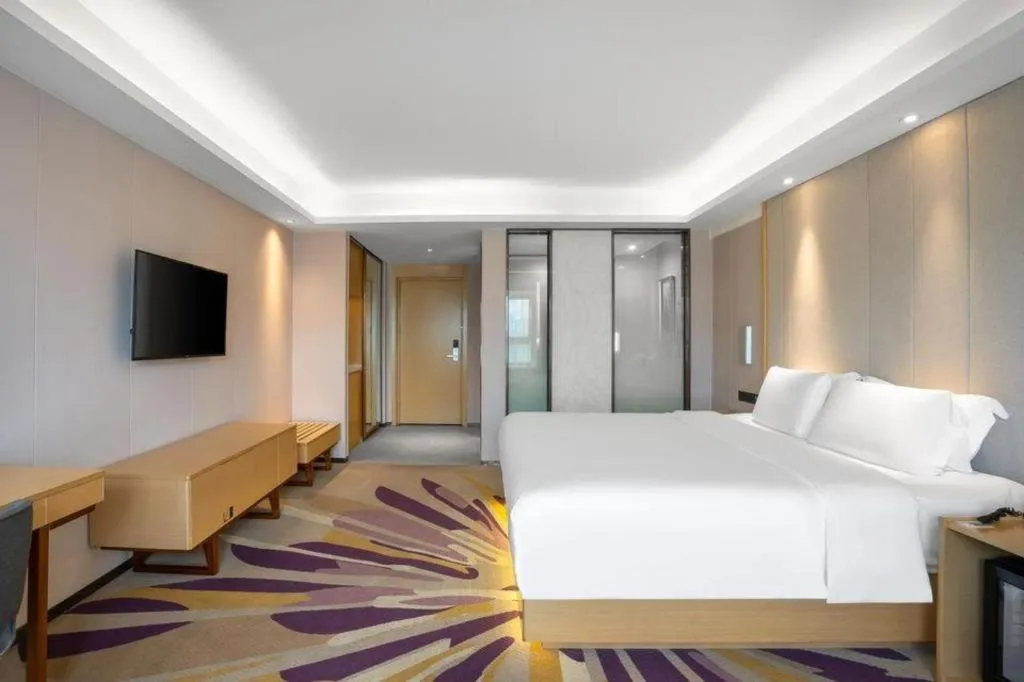 Bed in Lavande Hotel Maoming High-speed Railway Station Xinfu Road