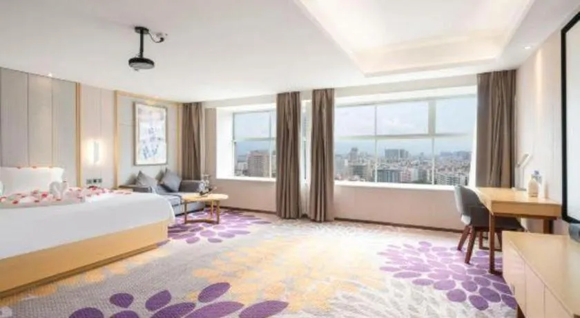 Bed in Lavande Hotel Maoming High-speed Railway Station Xinfu Road