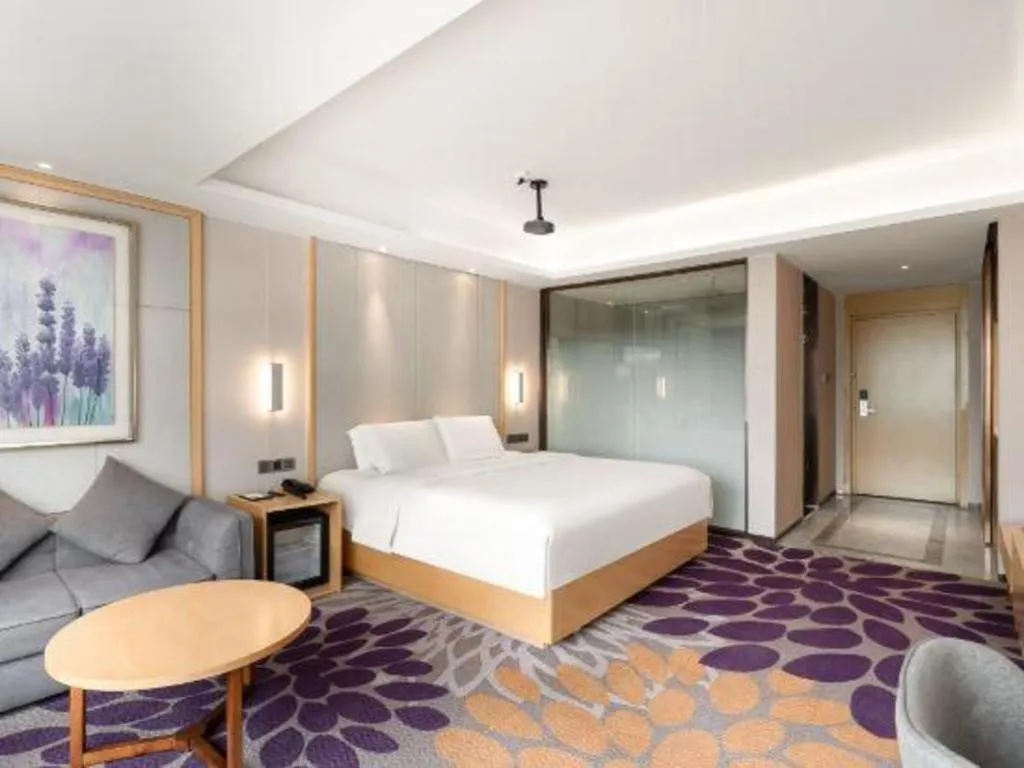 Bed in Lavande Hotel Maoming High-speed Railway Station Xinfu Road