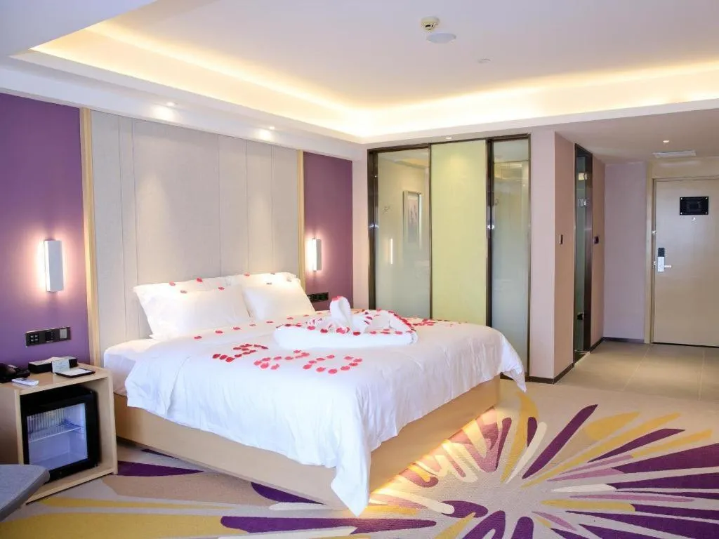 Bed in Lavande Hotel Maoming High-speed Railway Station Xinfu Road