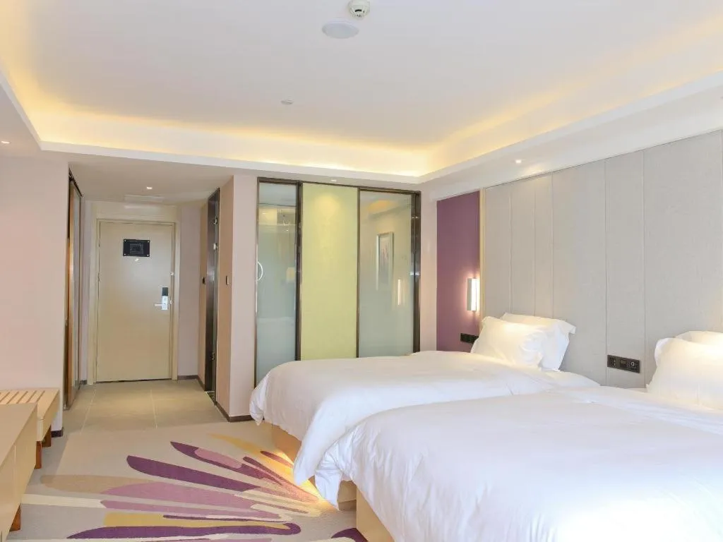 Bed in Lavande Hotel Maoming High-speed Railway Station Xinfu Road