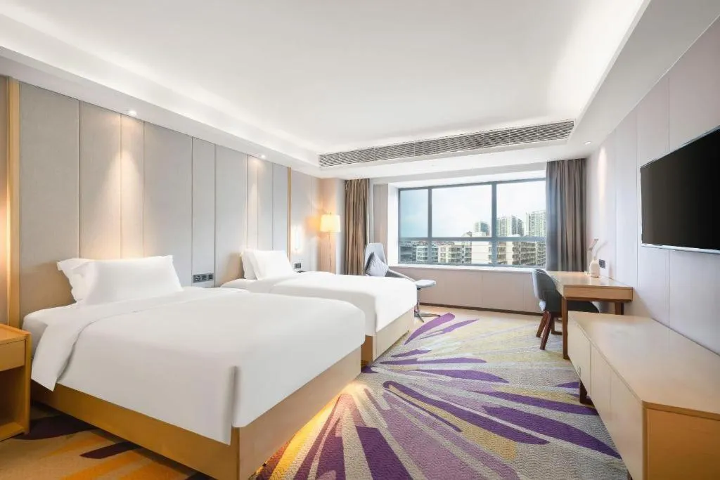 Bed in Lavande Hotel Maoming High-speed Railway Station Xinfu Road