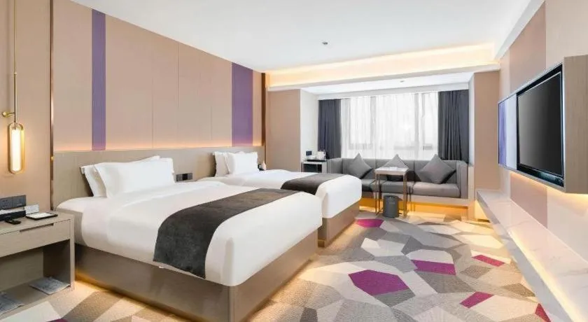 Bed in Lavande Hotel Xuchang Pangdonglai Hengdajinhui Plaza