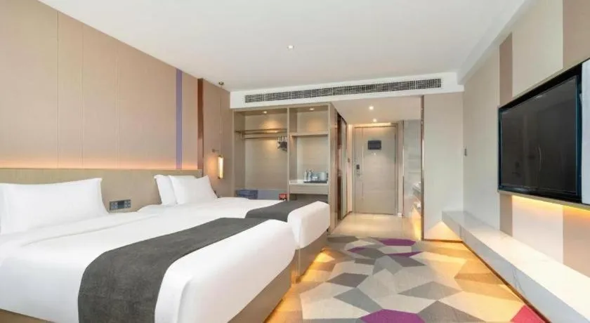 Bed in Lavande Hotel Xuchang Pangdonglai Hengdajinhui Plaza